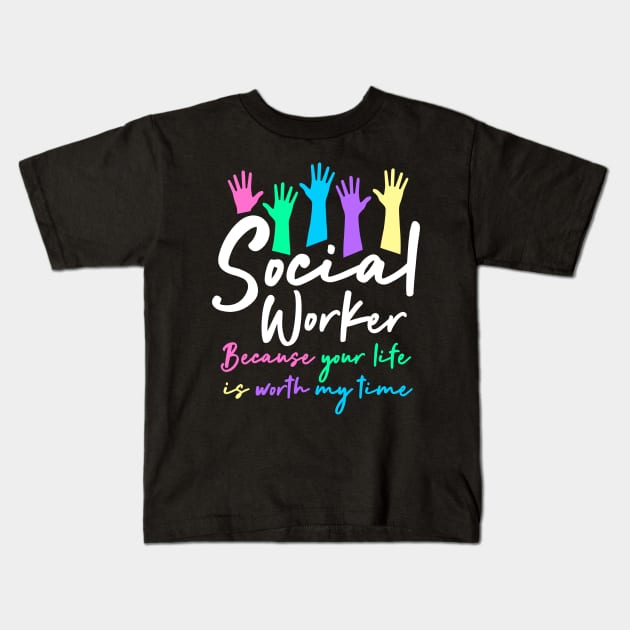 Social Worker Kids T-Shirt by TheBestHumorApparel